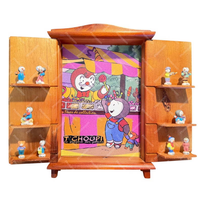 Armoire de 10 fèves T'Choupi 2003