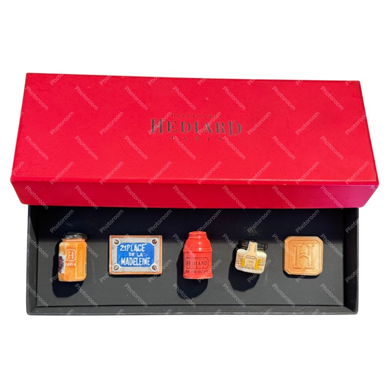 Coffret de 5 fèves Hédiard 2004