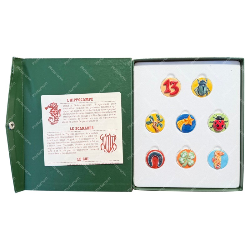 Coffret de 8 fèves Banette - Porte-bonheur I 2004