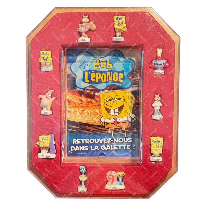 Série complète de 10 fèves Ramasse-monnaie - Bob l'éponge 2006