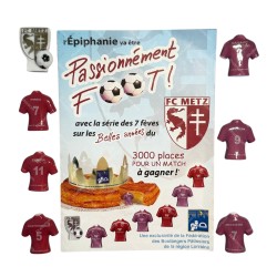 Série complète de 7 fèves FC Metz 2011