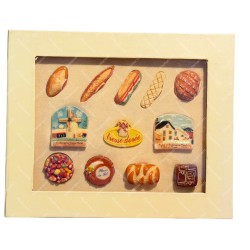 Coffret de 12 fèves La tresse dorée 2010