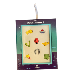 Coffret de 8 fèves Banette - La galette des voeux 2012