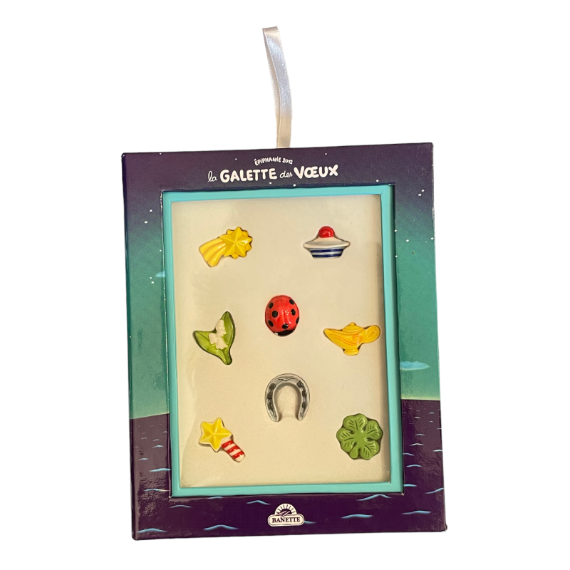 Coffret de 8 fèves Banette - La galette des voeux 2012