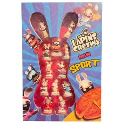 Coffret de 12 fèves Lapins crétins font du sport 2013