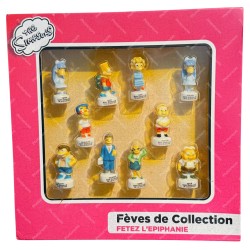 Coffret de 10 fèves Simpson à l'école 2013