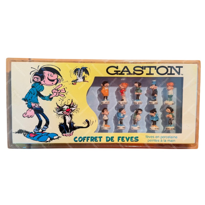 Coffret de 10 fèves Je dessine avec Gaston 2014