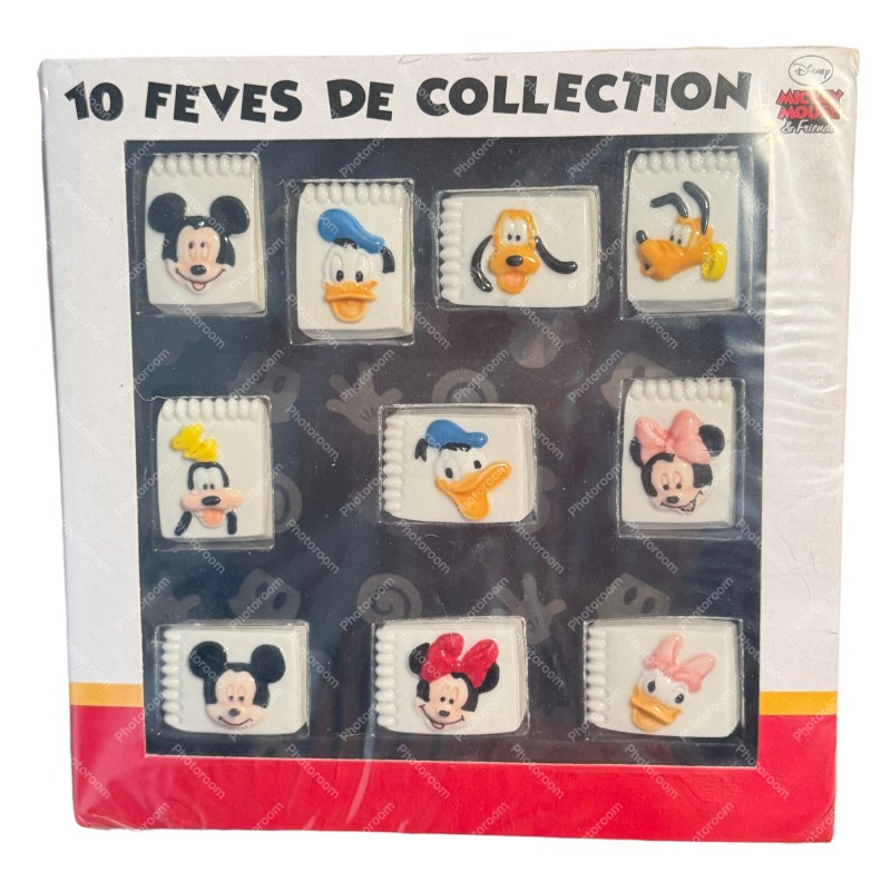 Coffret de 10 fèves Mickey croquis 2015