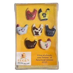 Coffret de 7 fèves Coquy 2015