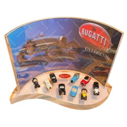 Présentoir de 10 fèves Bugatti d'exception 2016