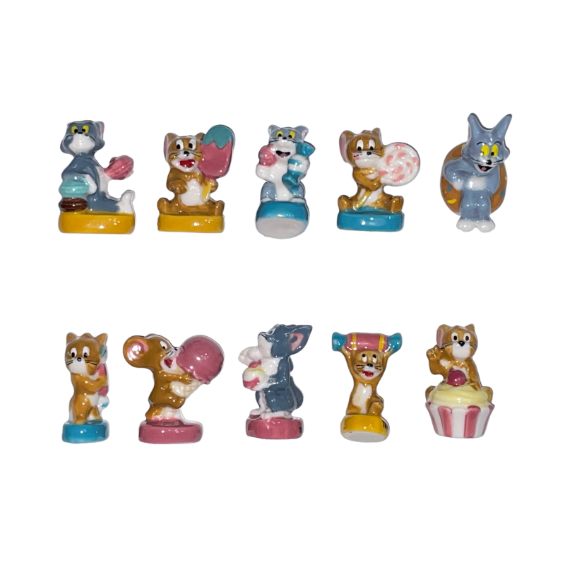 Série complète de 10 fèves Les sucreries de Tom et Jerry 2018