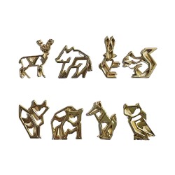 Série complète de 8 fèves Les animaux de la forêt 2018