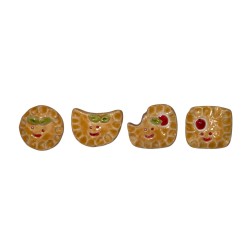 Série complète de 4 fèves Les raviolis 2018