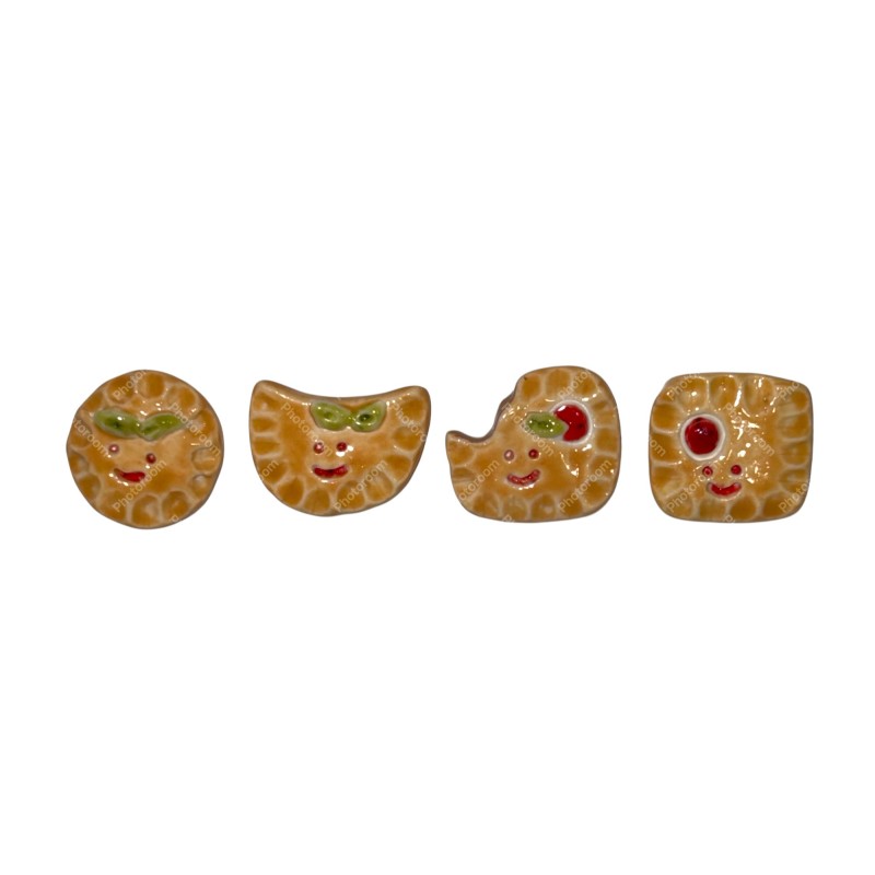 Série complète de 4 fèves Les raviolis 2018