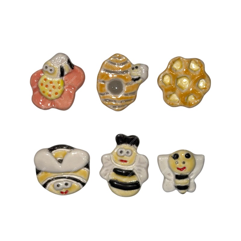 Série complète de 6 fèves Biz biiiiiiz les abeilles 2018