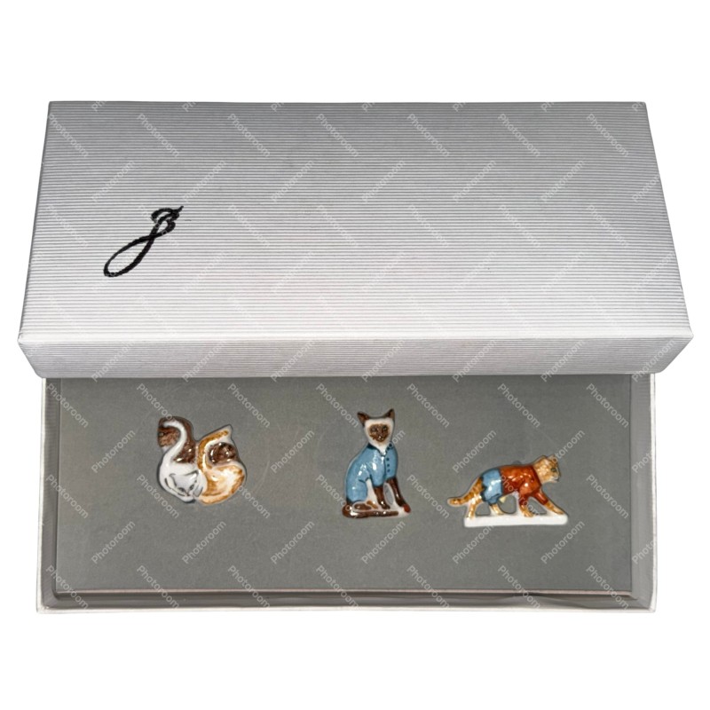 Coffret de 3 fèves Bouttaz - Les chats 2019