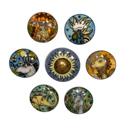 Série complète de 7 fèves Lenôtre 2019