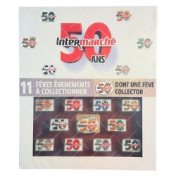 Coffret de 11 fèves Intermarché - 50 ans 2020