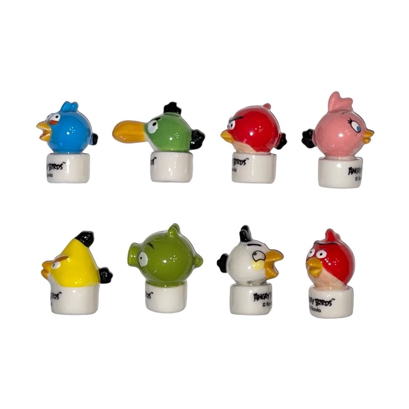 Série complète de 8 fèves Angry birds au départ 2020