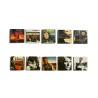 Série complète de 10 fèves Johnny Hallyday discographie 2021