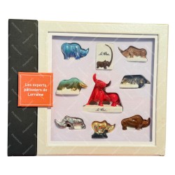 Coffret de 9 fèves Fédération Lorraine des artisans pâtissiers - Gé. Pellini 2022