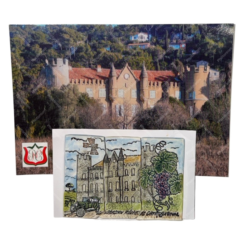 Série complète de 3 fèves Carqueiranne - Château Richet 2023