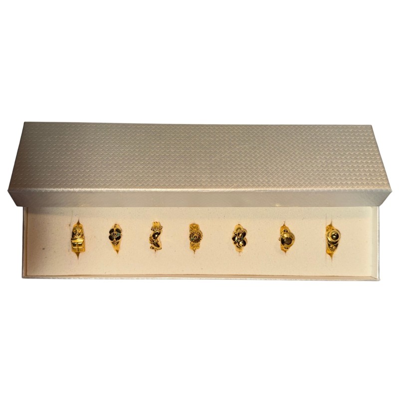 Coffret de 7 fèves Mulot - Bagues 2013