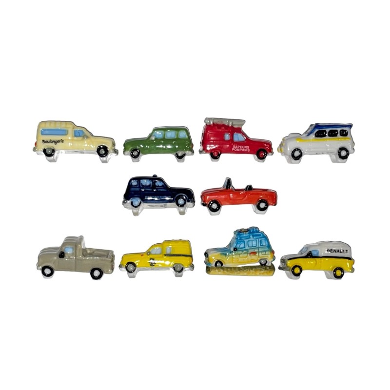 Série complète de 10 fèves 4 L de collection 2013