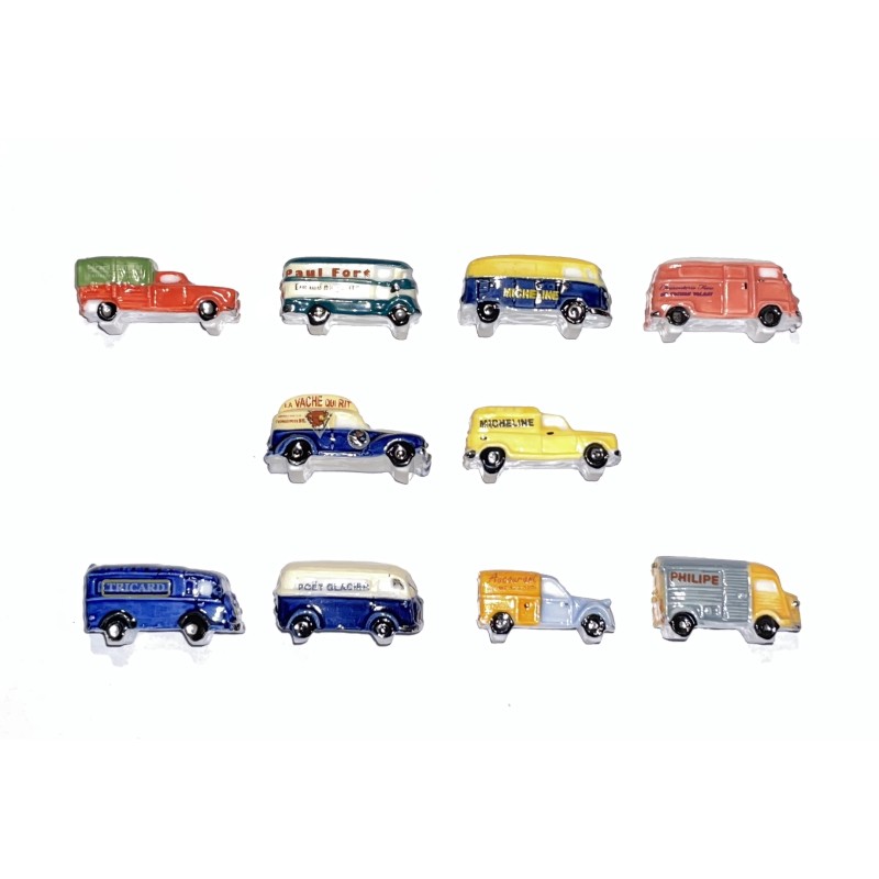 Série complète de 10 fèves Service livraison 2008