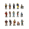 Série complète de 15 fèves Les looks des rois Prototype 1996