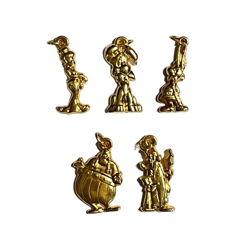 Série complète de 5 fèves Astérix