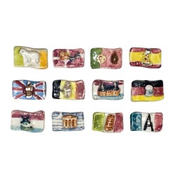 Série complète de 12 fèves L'Europe des 12