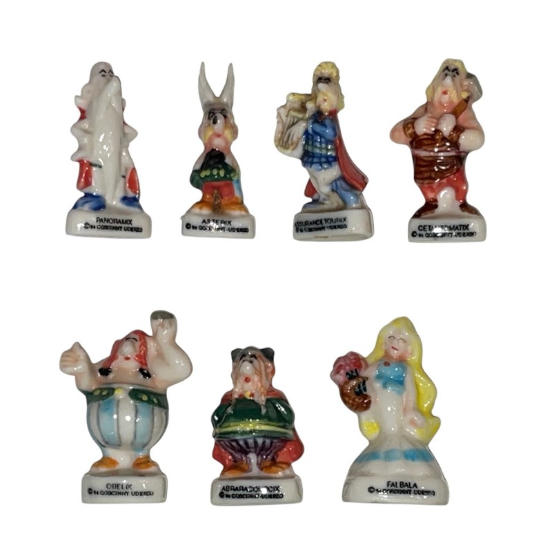Série complète de 7 fèves Astérix 1994