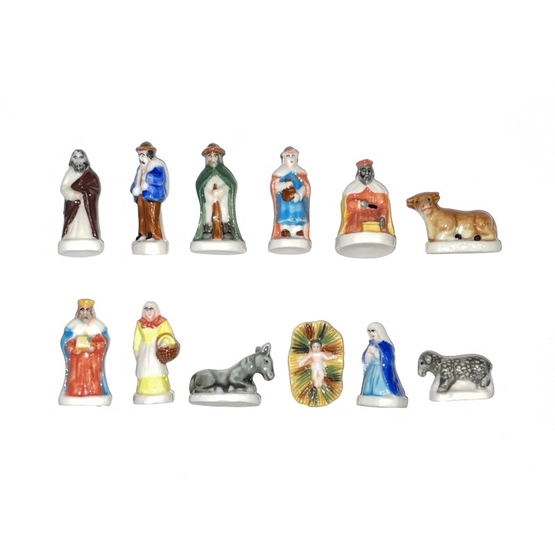 Série complète de 12 fèves Enfant Jésus B 1996