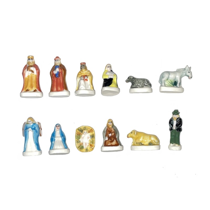 Série complète de 12 fèves Enfant Jésus D 1996