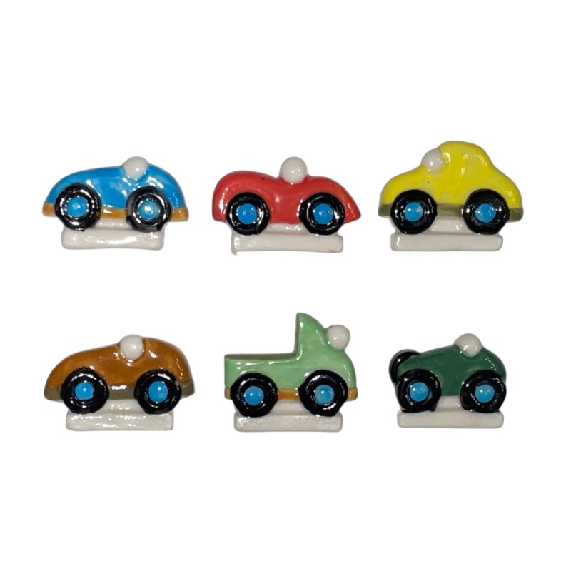 Série complète de 6 fèves Voitures 1999