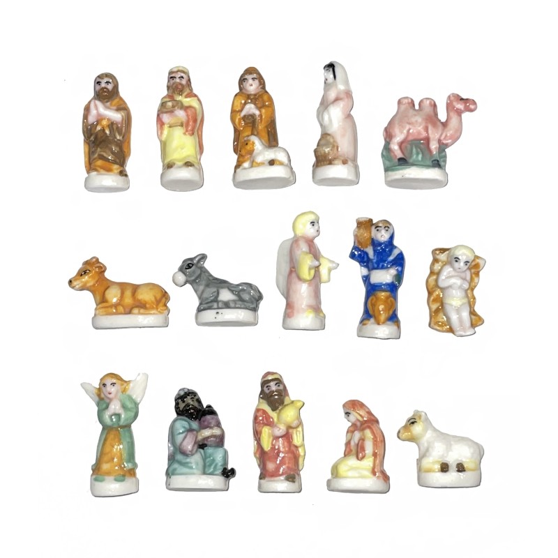 Série complète de 15 fèves Sainte Marie et ses rois III 1999