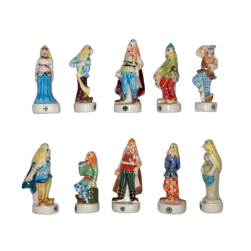 Série complète de 10 fèves Par Toutatis 1999