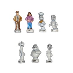 Série complète de 7 fèves Casper 1996