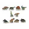 Série complète de 10 fèves Les dinos 2001