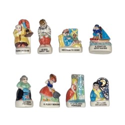 Série complète de 8 fèves Banette - Chantons avec les rois IV 2001