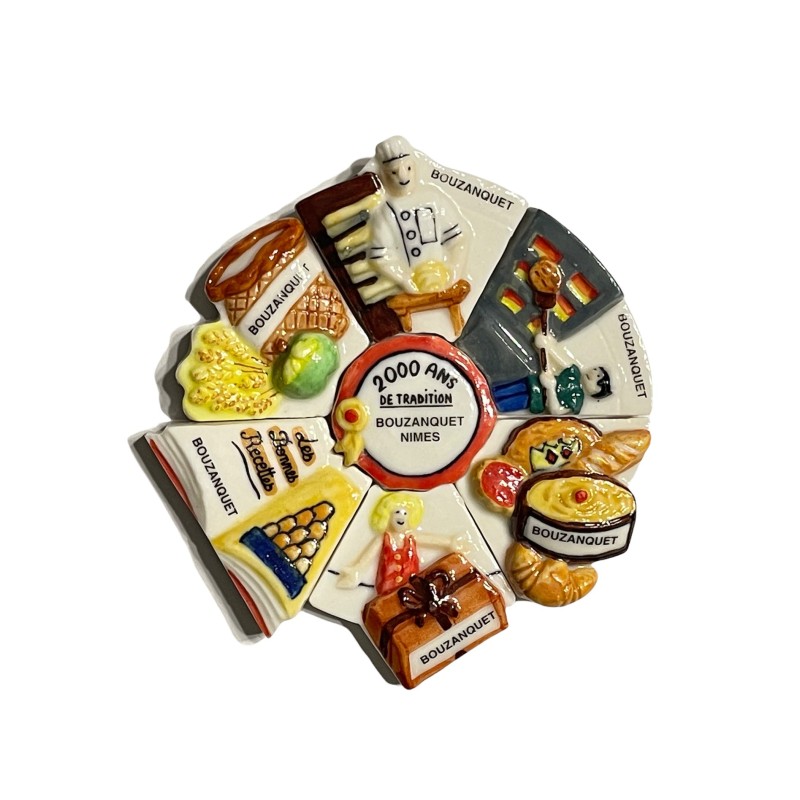 Série complète de 7 fèves 2000 ans de tradition I - Bouzanquet 2001