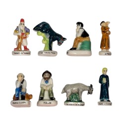 Série complète de 8 fèves La Provence de Daudet 2002