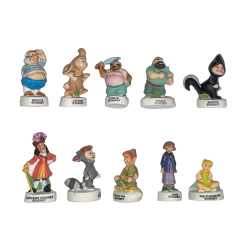 Série complète de 10 fèves Peter Pan 2003