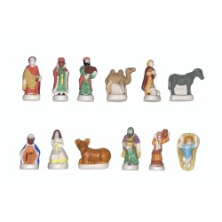 Série complète de 12 fèves La nuit divine III 2003