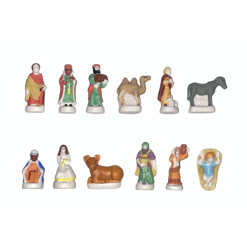 Série complète de 12 fèves La nuit divine III 2003