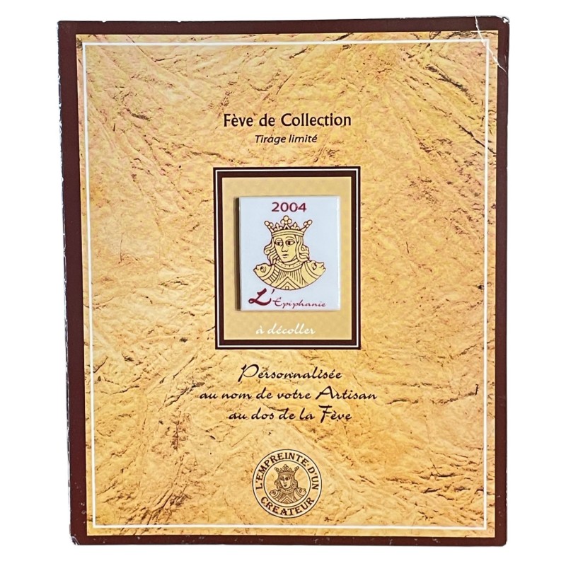 Série complète de 1 fève Carte de voeux 2004