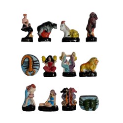 Série complète de 12 fèves Mythe astrologique 2005