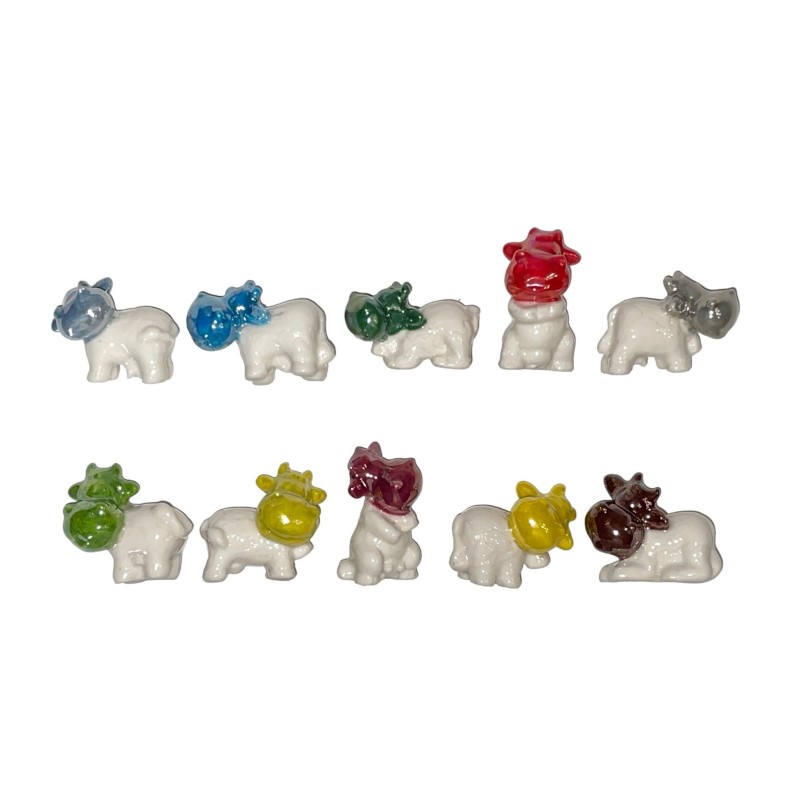 Série complète de 10 fèves La vache c'est pop 2019