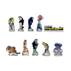 Série complète de 10 fèves Gang de requins 2005